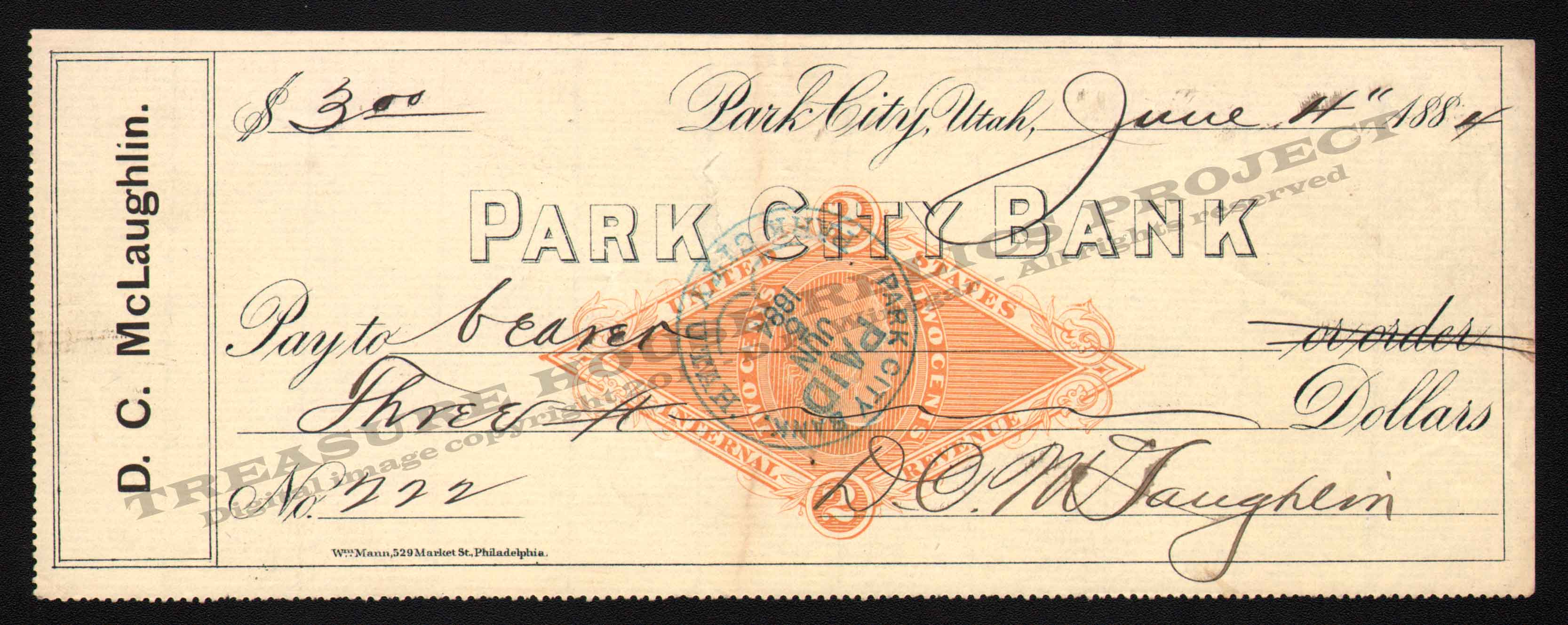 CHECK_PARK_CITY_BANK_D_C_MCLAUGHLIN_6_14_1884_400_CROP_EMBOSS.jpg