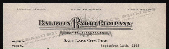 LETTERHEAD/ARCHIVE_15110_LETTERHEAD_BALDWIN_RADIO_COMPANY_SLC_9_12_1922_BAM_KIRK_400_CROP_EMBOSS.jpg