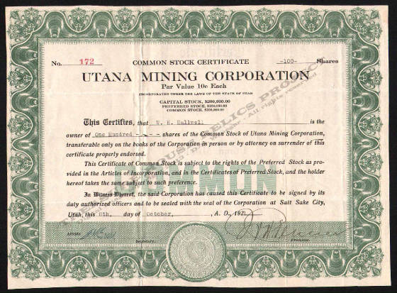 LETTERHEAD/ARCHIVE_17053_STOCK_UTAH_SILVER_SLIPPER_MINING_COMPANY_141_1914_DSW_150_CROP_EMBOSS.jpg