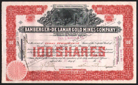 LETTERHEAD/ARCHIVE_17088_STOCK_BAMBURGER_DELAMAR_GOLD_MINES_COMPANY_785_1905_DSW_150_CROP_EMBOSS.jpg