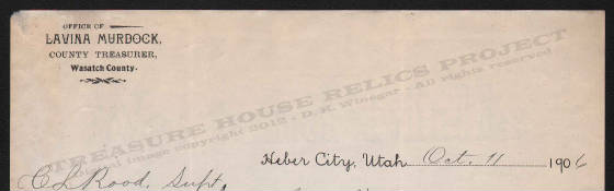 LETTERHEAD/LETTERHEAD_LAVINA_MURDOCK_WASATCH_CO_TREASURER_10_11_1906_400_crop_emboss.jpg