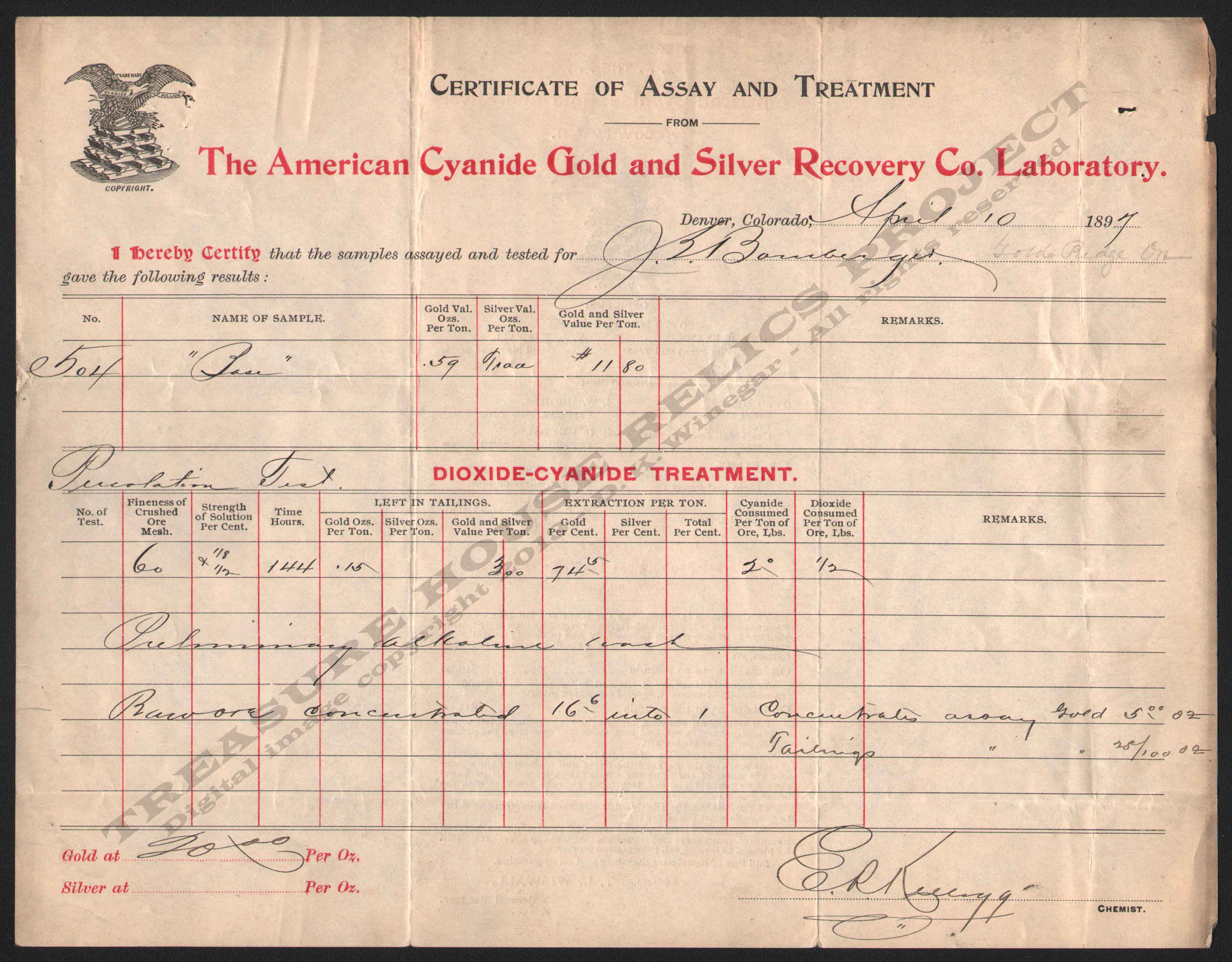 LETTERHEAD/ASSAY_AMERICAN_CYANIDE_GOLD_AND_SILVER_RECOVERY_COMPANY_LABORATORY_DENVER_COLORADO_1897_4_10_FRONT_DSW_323_400_CROP_EMBOSS.jpg