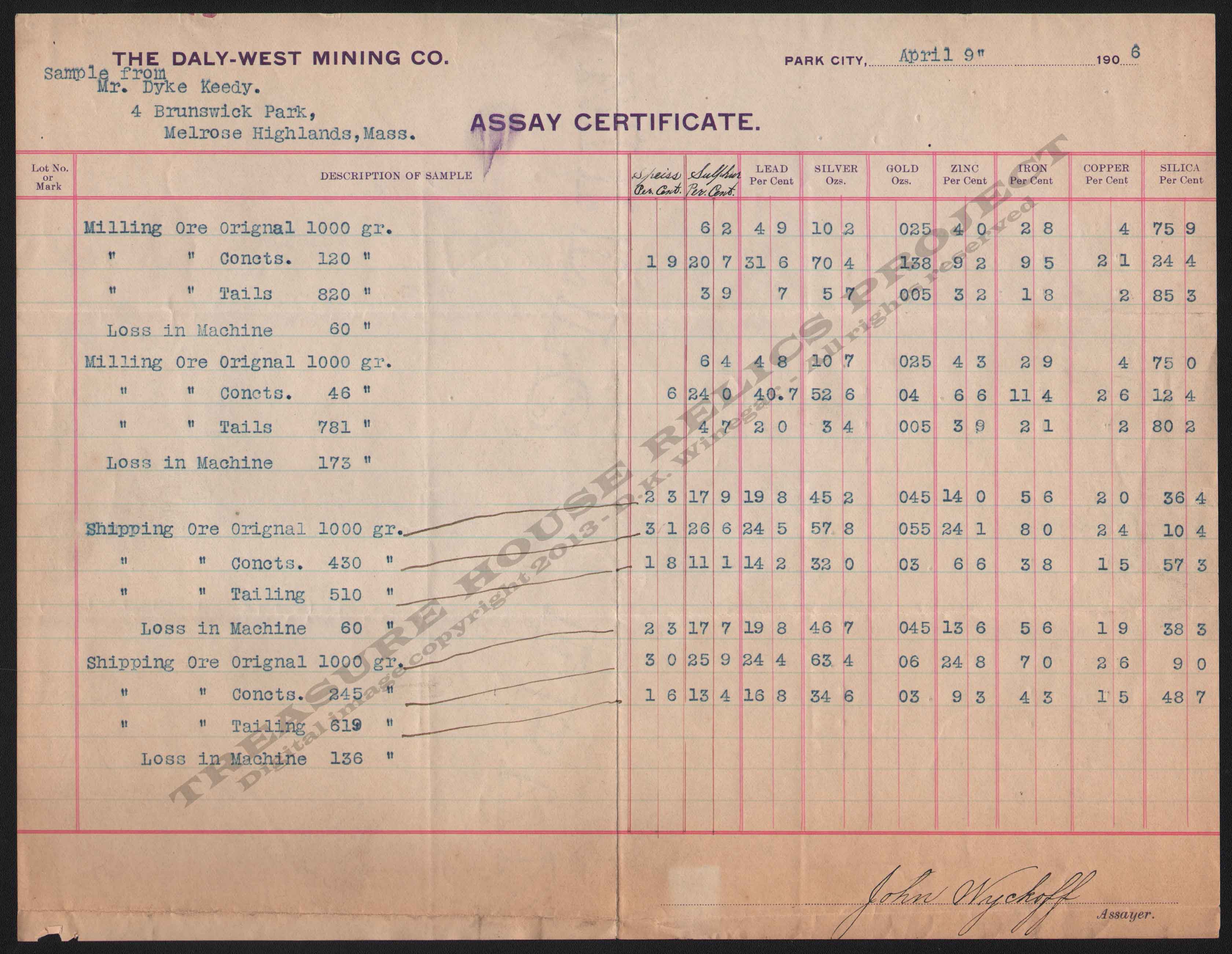 LETTERHEAD/ASSAY_HARE_A_W_ASPEN_1913_3_11_300_CROP_EMBOSS.jpg