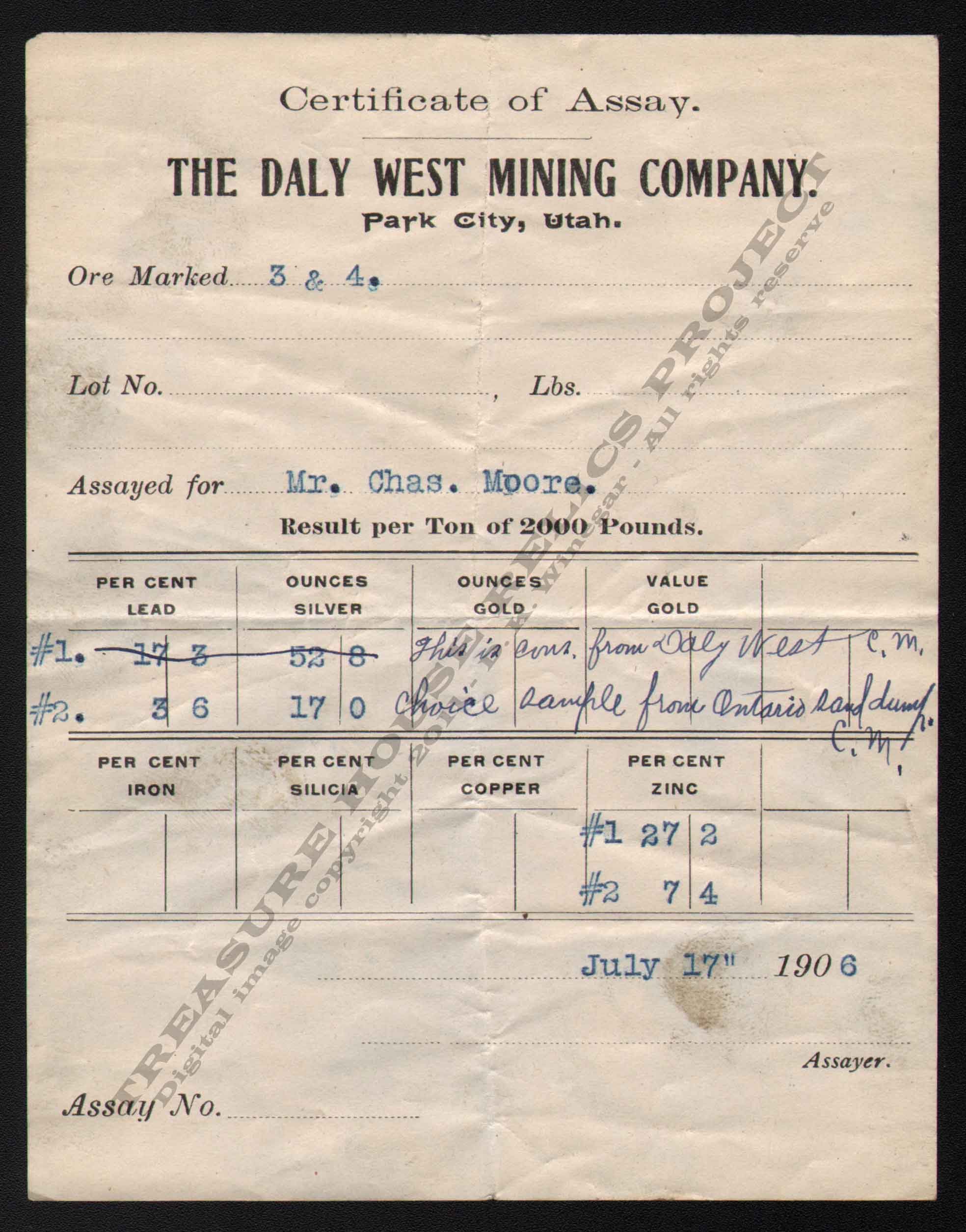 LETTERHEAD/ASSAY_DALY_WEST_MINING_CO_7_23_1906_KIRK_400_CROP_EMBOSS.jpg