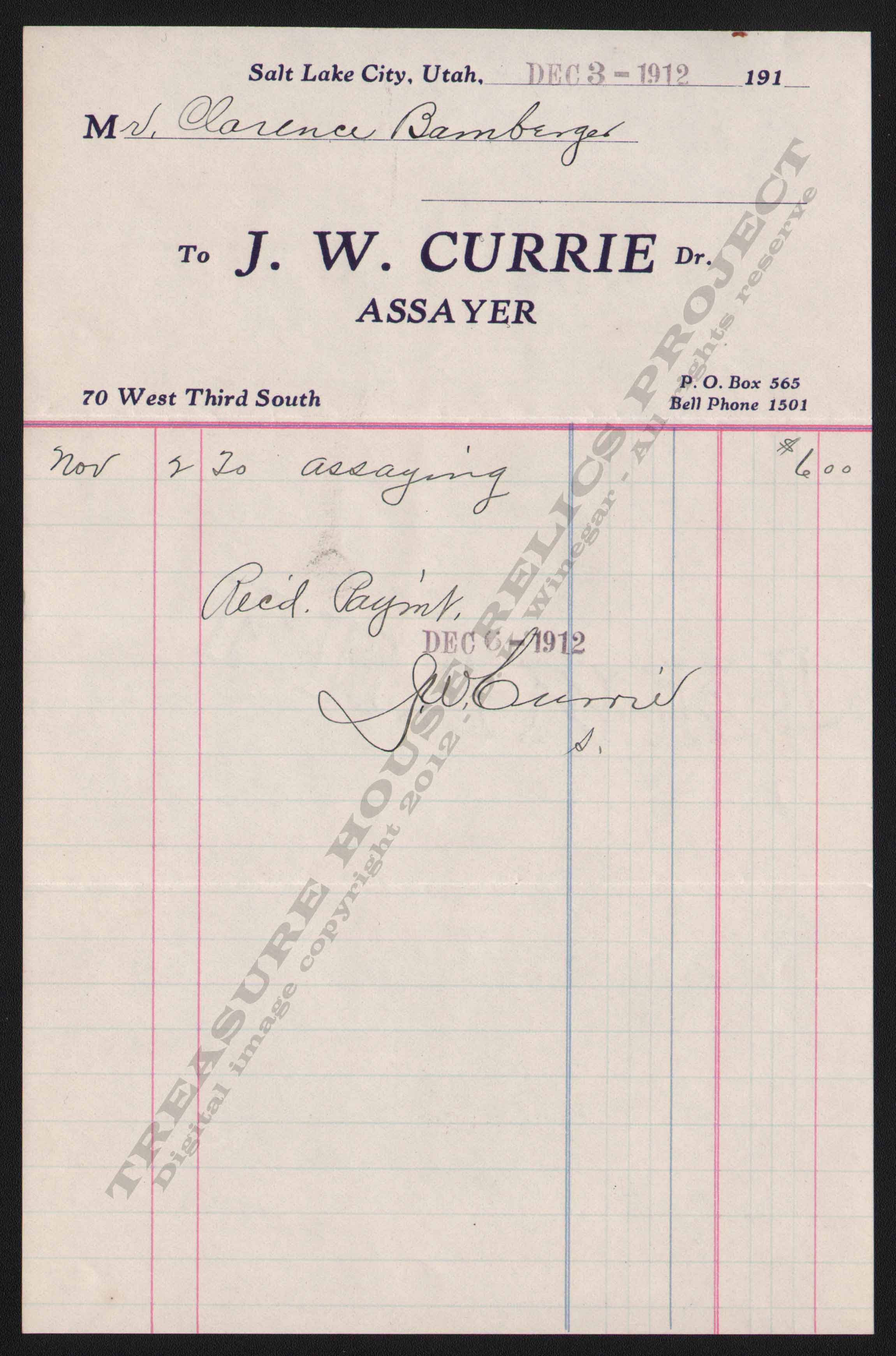 LETTERHEAD/ASSAY_J_W_CURRIE_12_3_1912_KIRK_400_CROP_EMBOSS.jpg