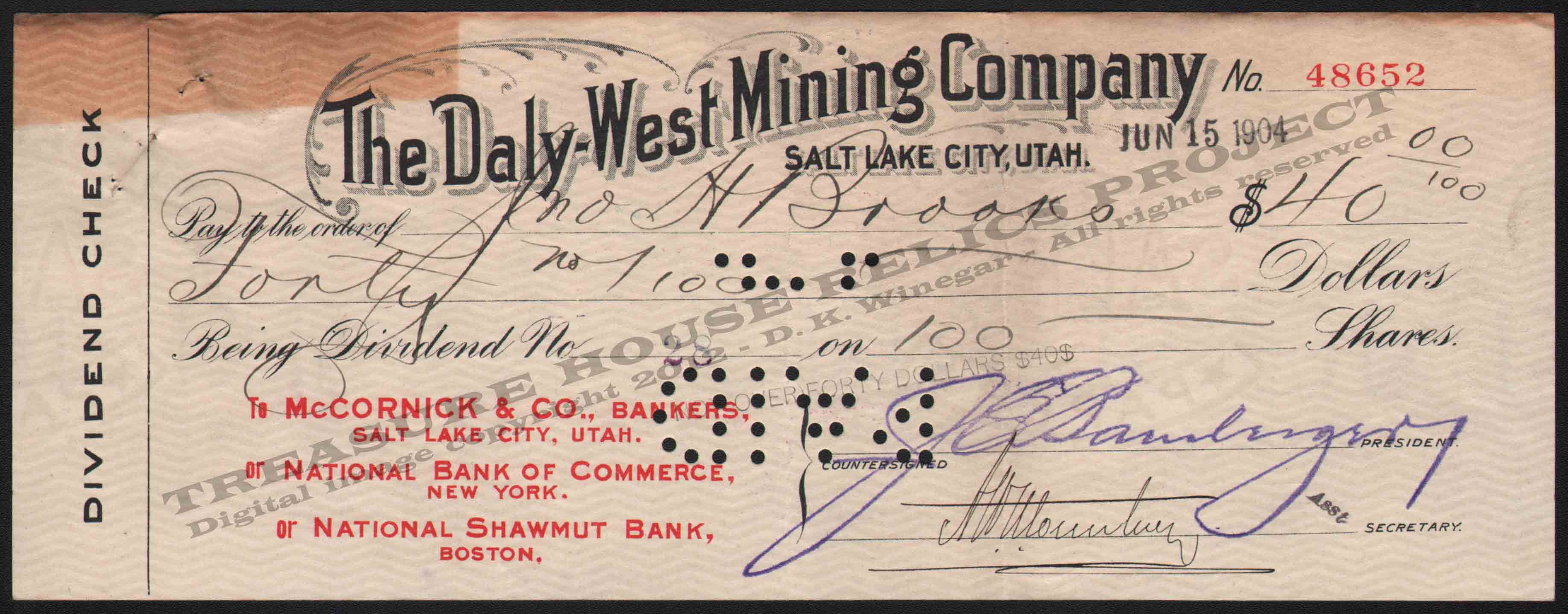 LETTERHEAD/CHECK_KEYSTONE_MINING_COMPANY_541_1917_DSW_400_CROP_EMBOSS.jpg