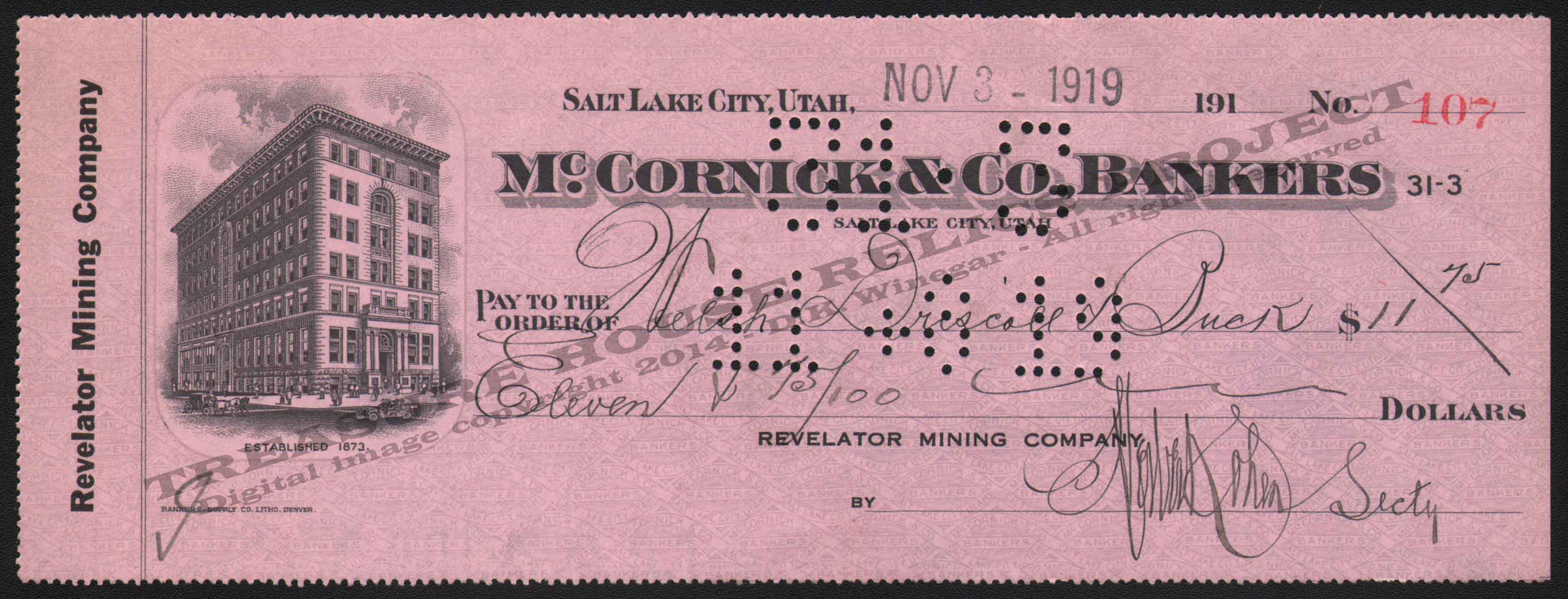 LETTERHEAD/CHECK_REVELATOR_MINING_COMPANY_107_1919_11_3_DSW_400_CROP_EMBOSS.jpg