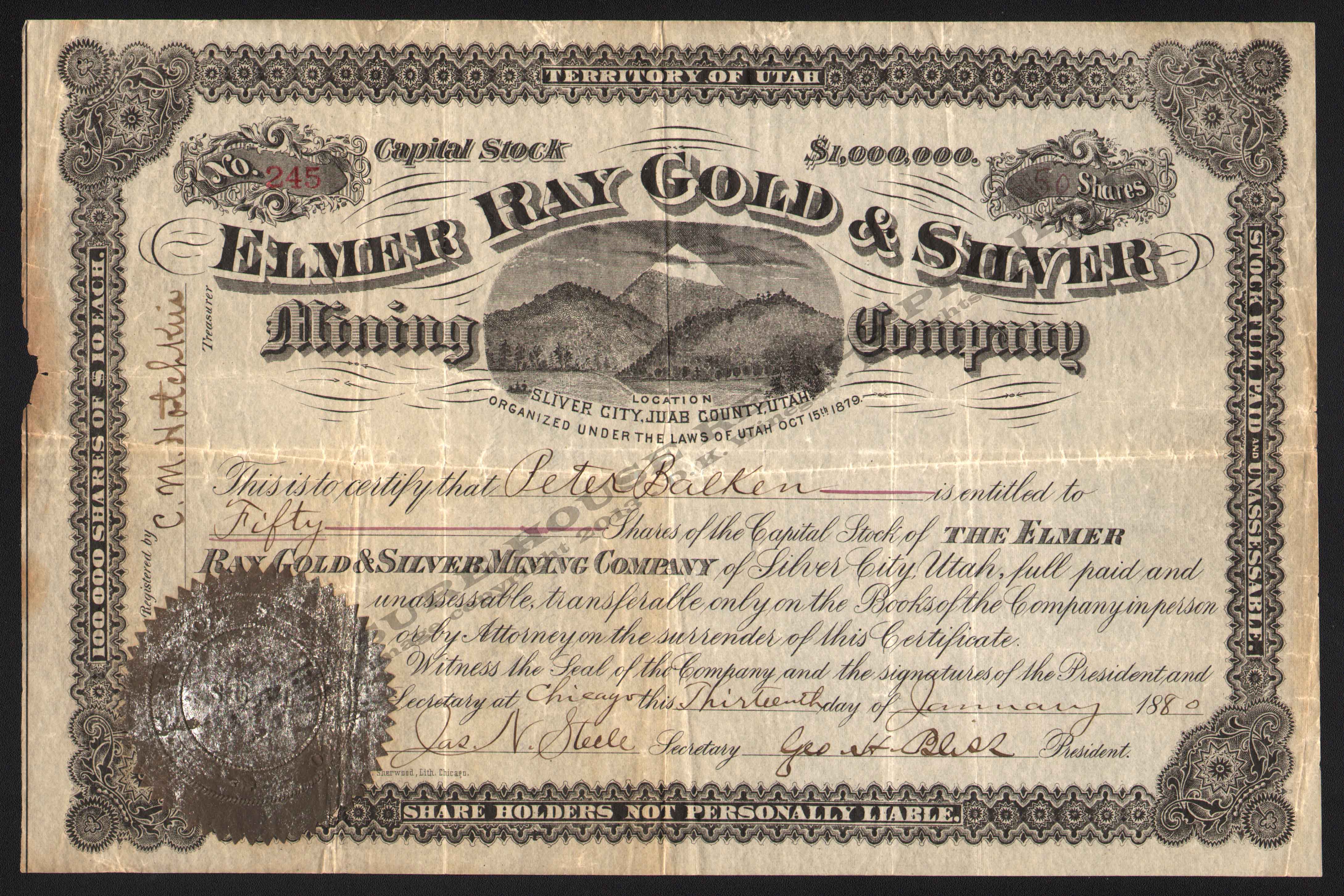 LETTERHEAD/ELMER_RAY_GOLD_SILVER_MINING_CO_245_1880_TINTIC_KIRK_400_CROP_EMBOSS.jpg