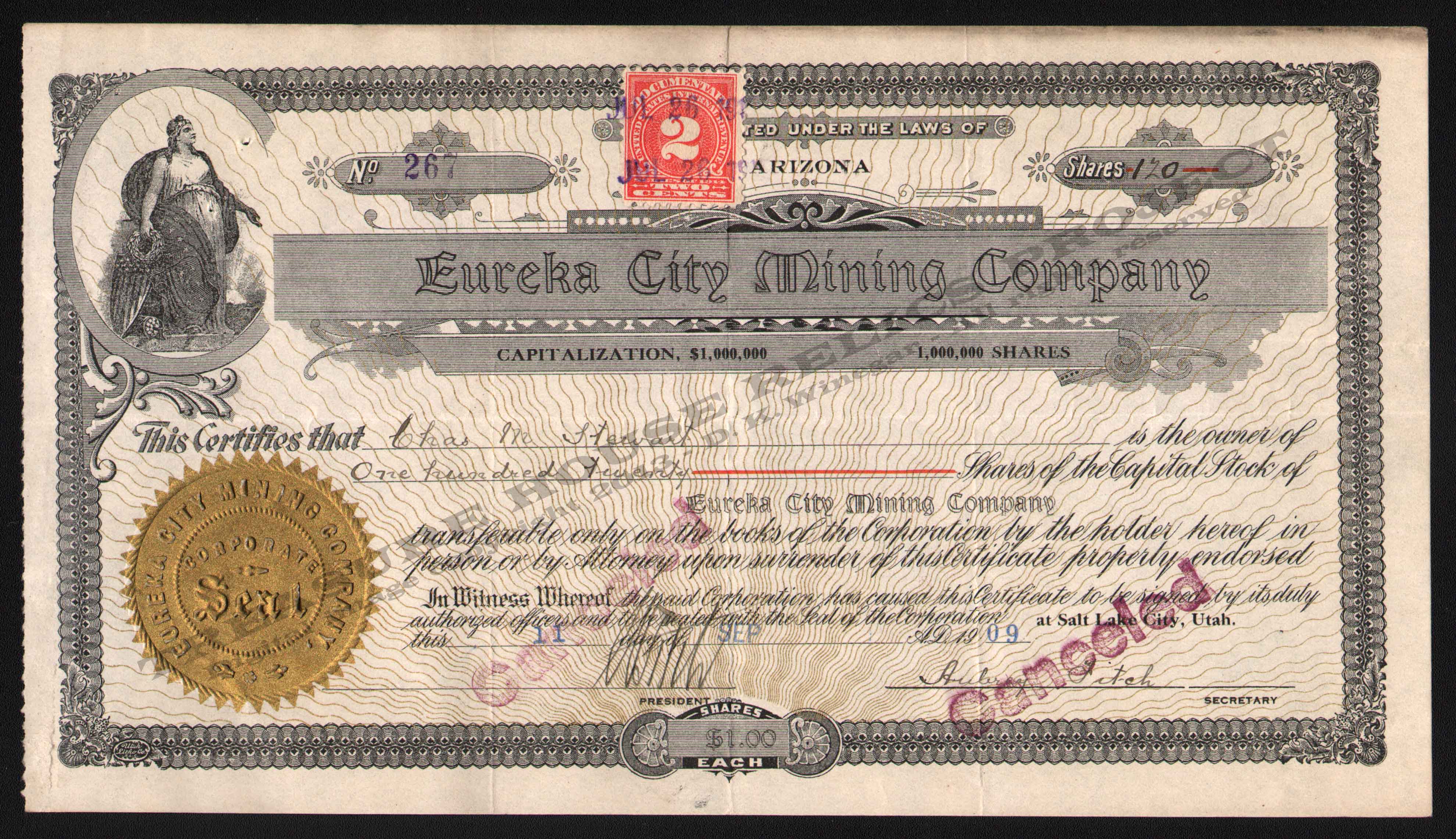 LETTERHEAD/EUREKA_CITY_MINING_CO_267_1909_TINTIC_KIRK_400_CROP_EMBOSS.jpg