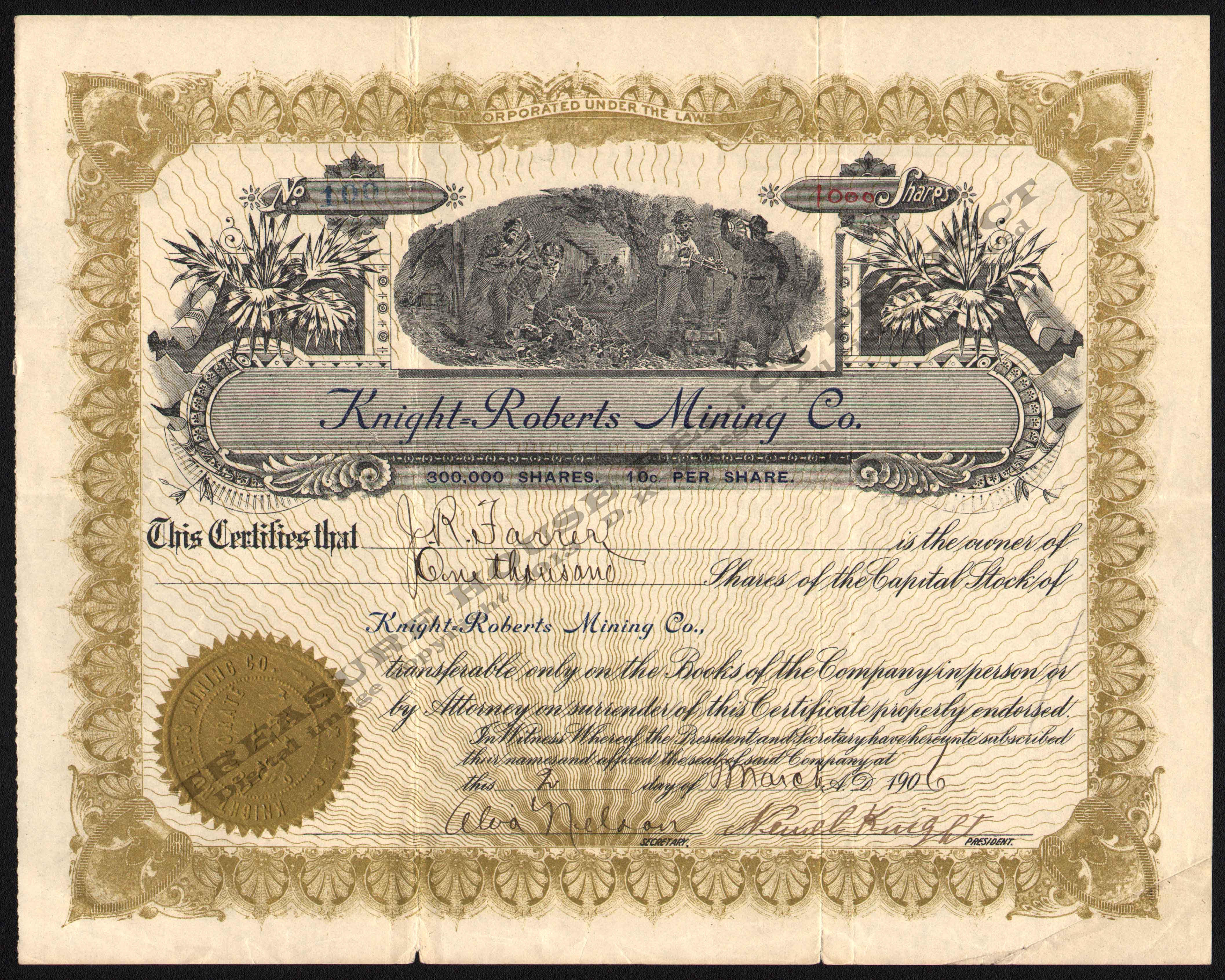 LETTERHEAD/KNIGHT_ROBERTS_MINING_CO_100_1906_PROVO_KIRK_400_CROP_EMBOSS.jpg