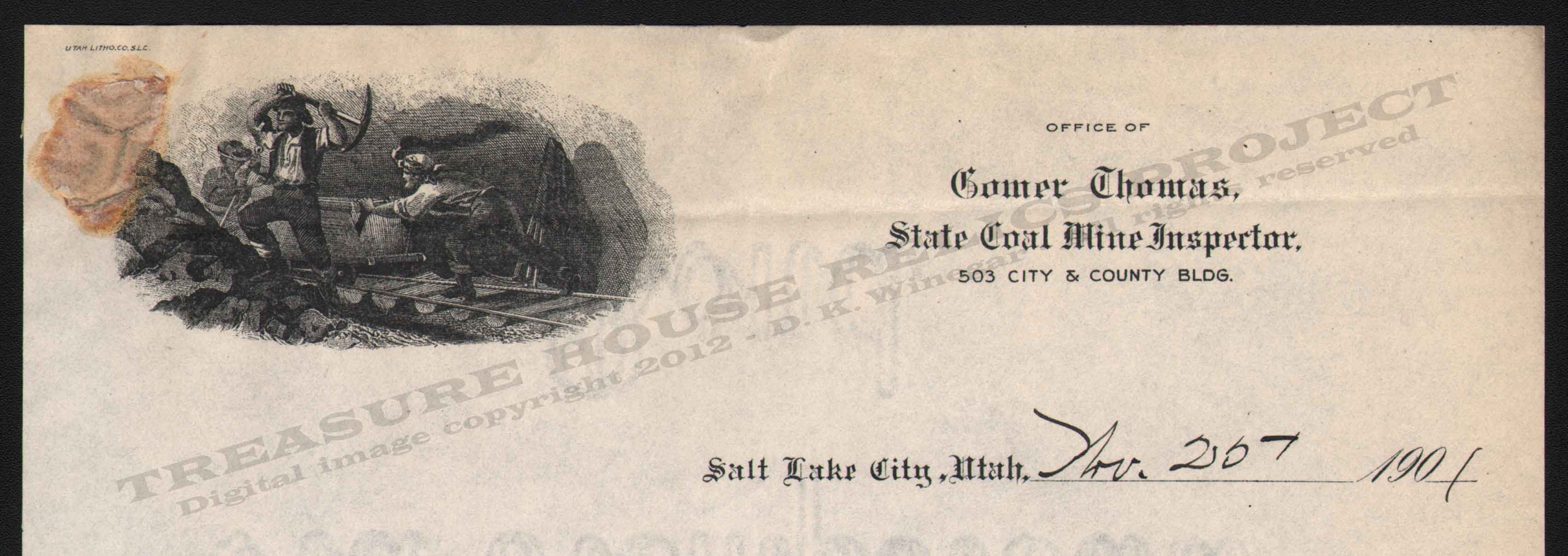 LETTERHEAD/LETTERHEAD_GOMER_THOMAS_STATE_COAL_MINE_INSPECTOR_1_20_1907_400_CROP_EMBOSS.jpg