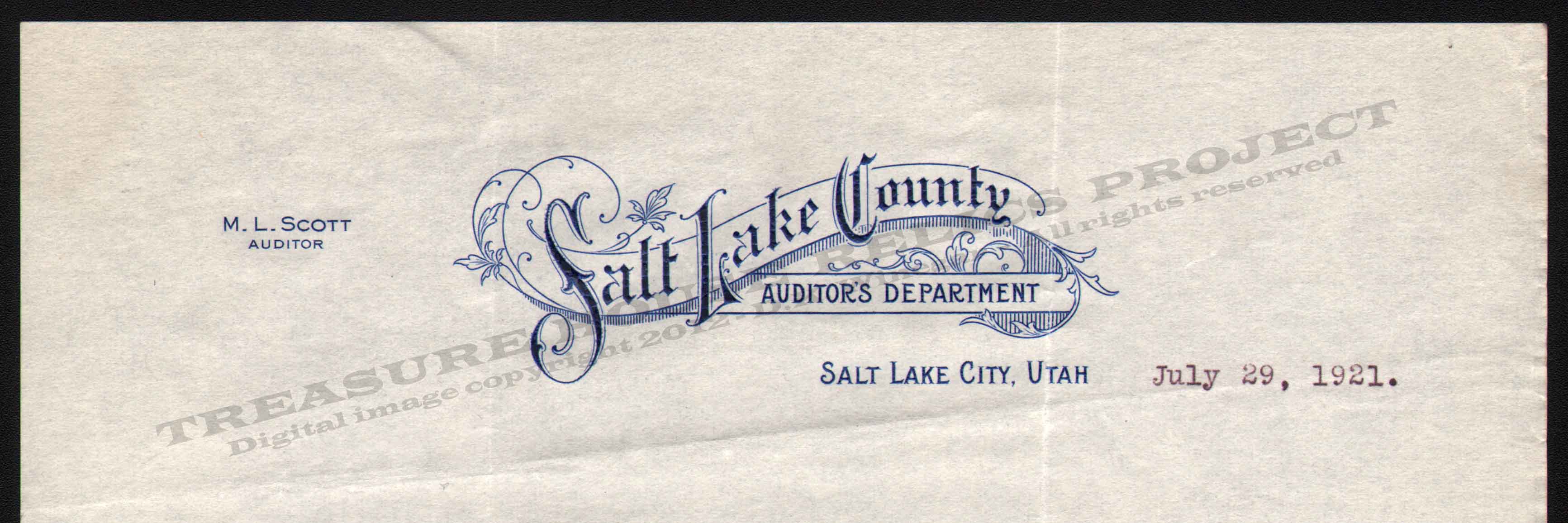 LETTERHEAD/LETTERHEAD_SALT_LAKE_COUNTY_TREASURER_1921_400_CROP_EMBOSS.jpg