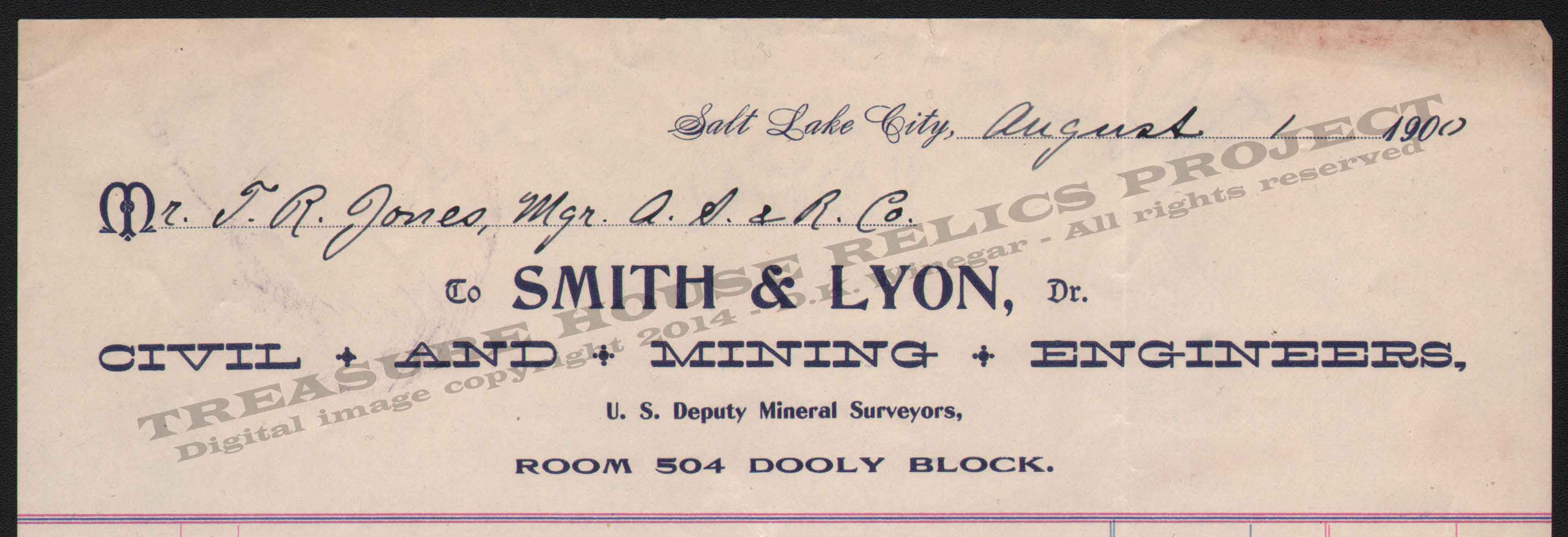 LETTERHEAD/LETTERHEAD_SMITH_AND_LYON_MINING_ENGINEER_1900_8_1_CORONA_2A_1_400_CROP_EMBOSS.jpg