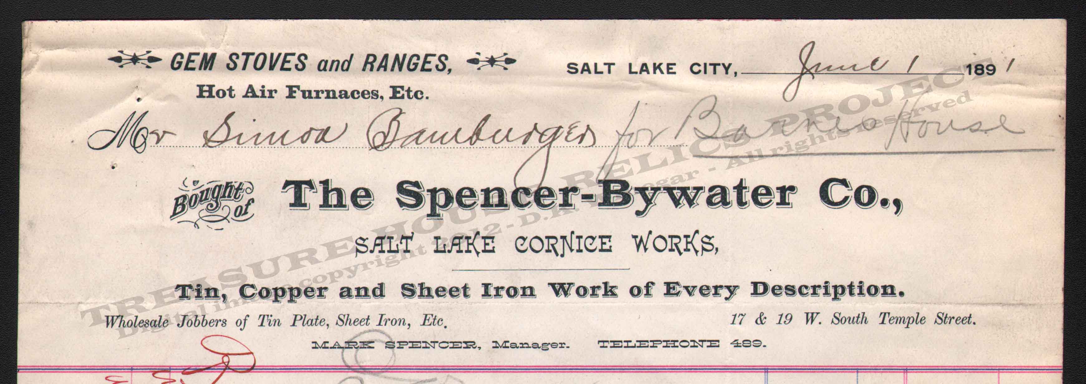 LETTERHEAD/LETTERHEAD_SPENCER_BYWATER_CO_6_1_1891_400_CROP_EMBOSS.jpg