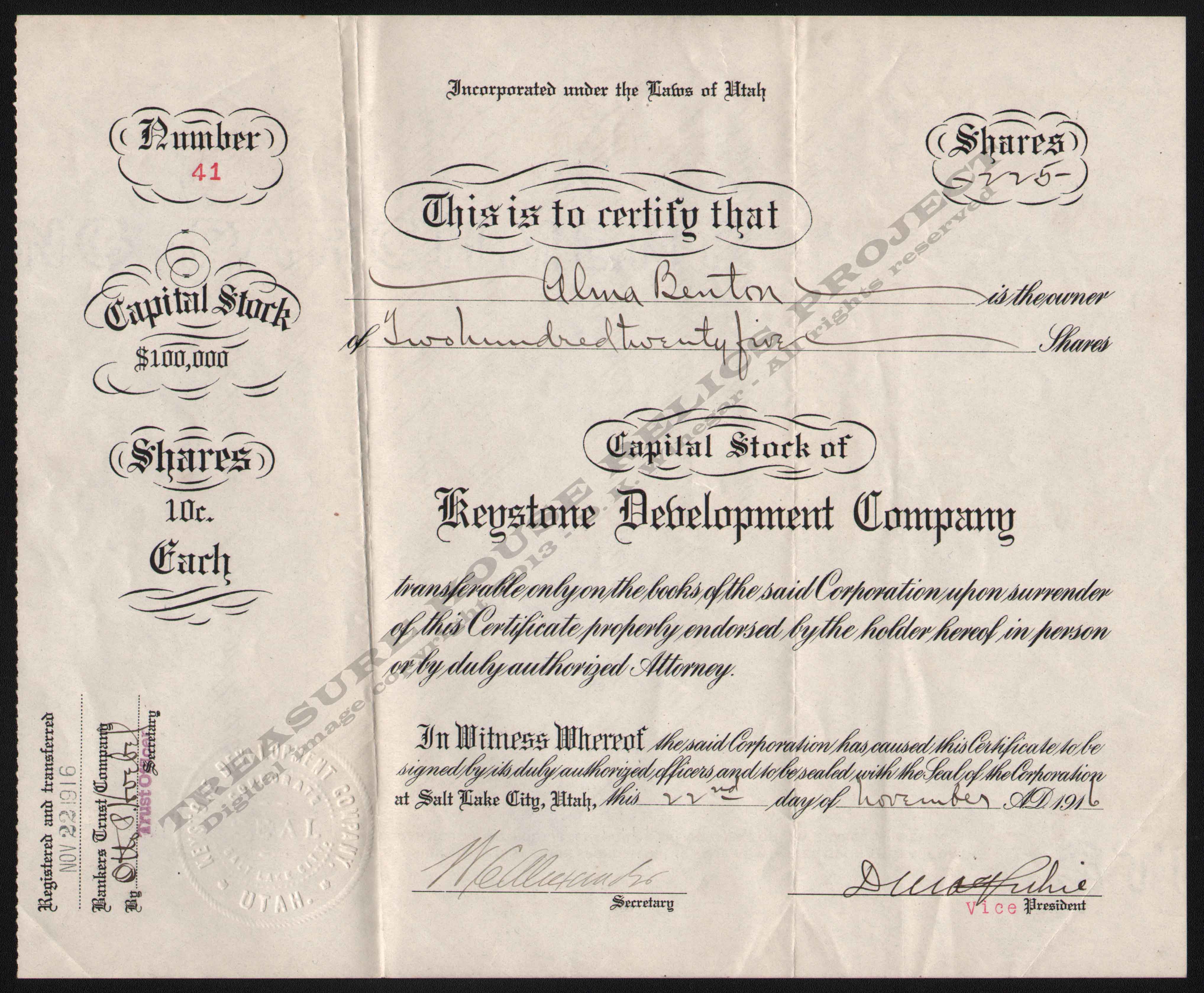 LETTERHEAD/STOCK_KEYSTONE_DEVELOPMENT_COMPANY_41_1916_11_22_DSW_400_CROP_EMBOSS.jpg