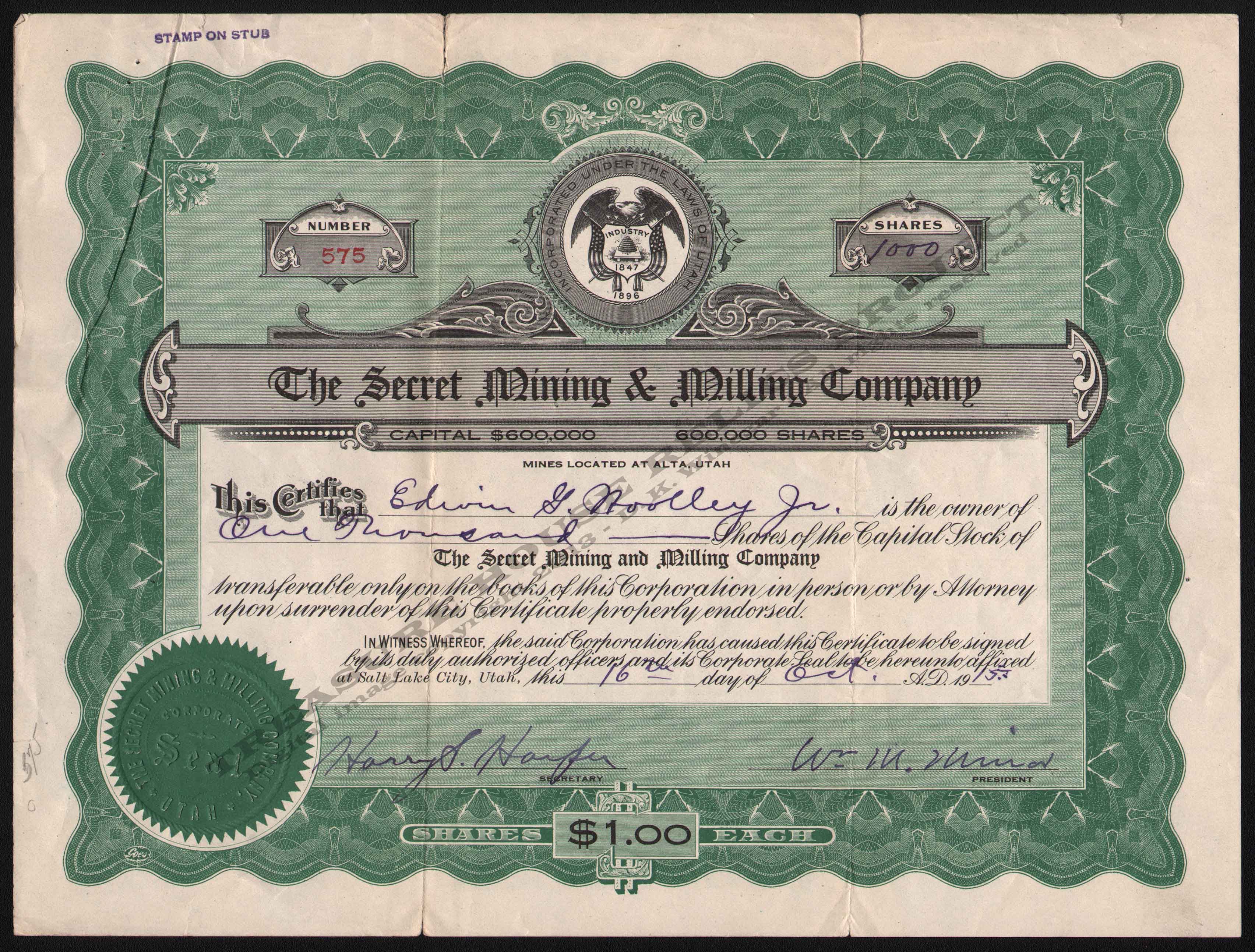 LETTERHEAD/STOCK_SOUTH_HECLA_EXTENSION_MINING_COMPANY_317_1916_DSW_300_CROP_EMBOSS.jpg