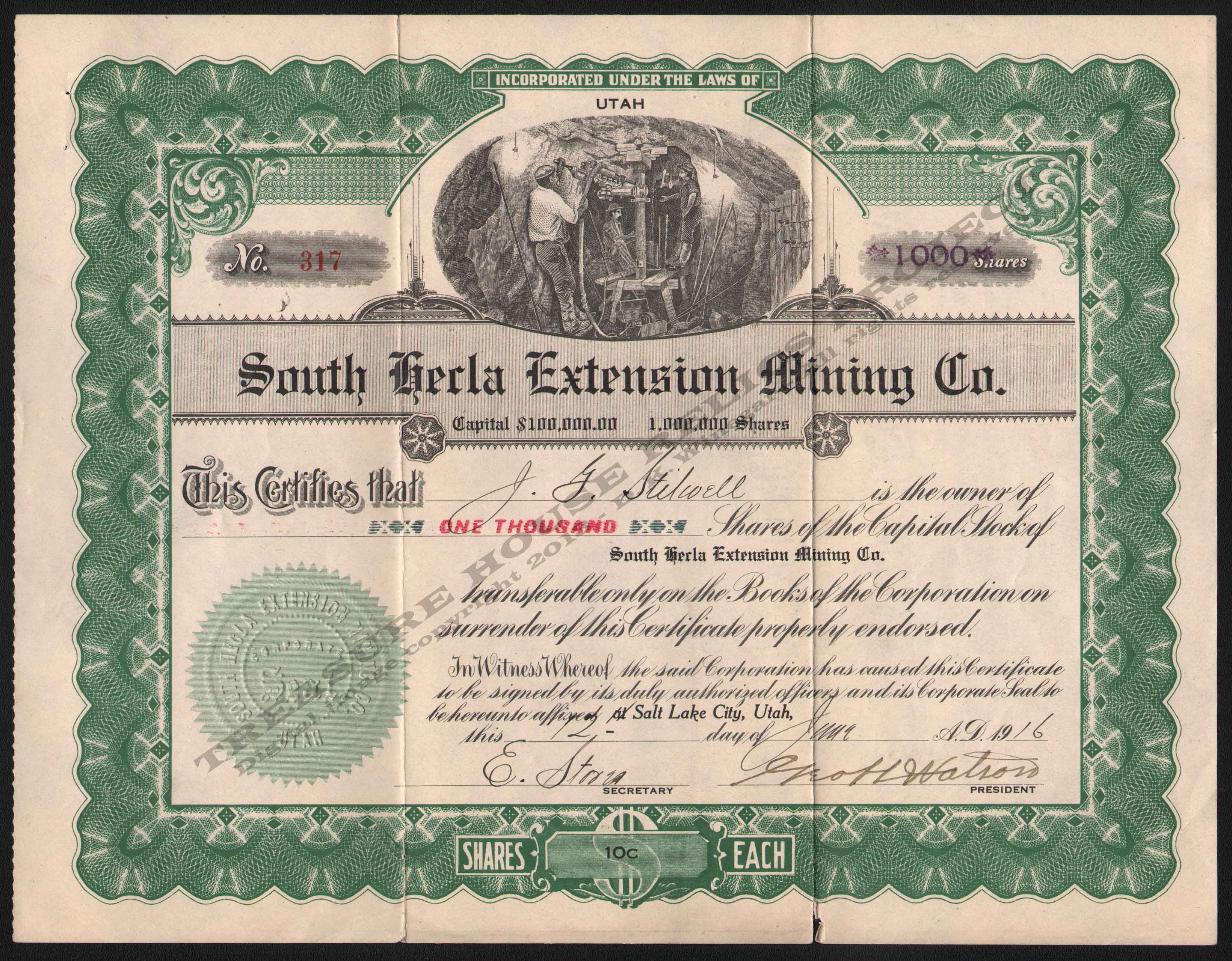 LETTERHEAD/STOCK_SOUTH_HECLA_EXTENSION_MINING_COMPANY_317_1916_DSW_300_CROP_EMBOSS.jpg