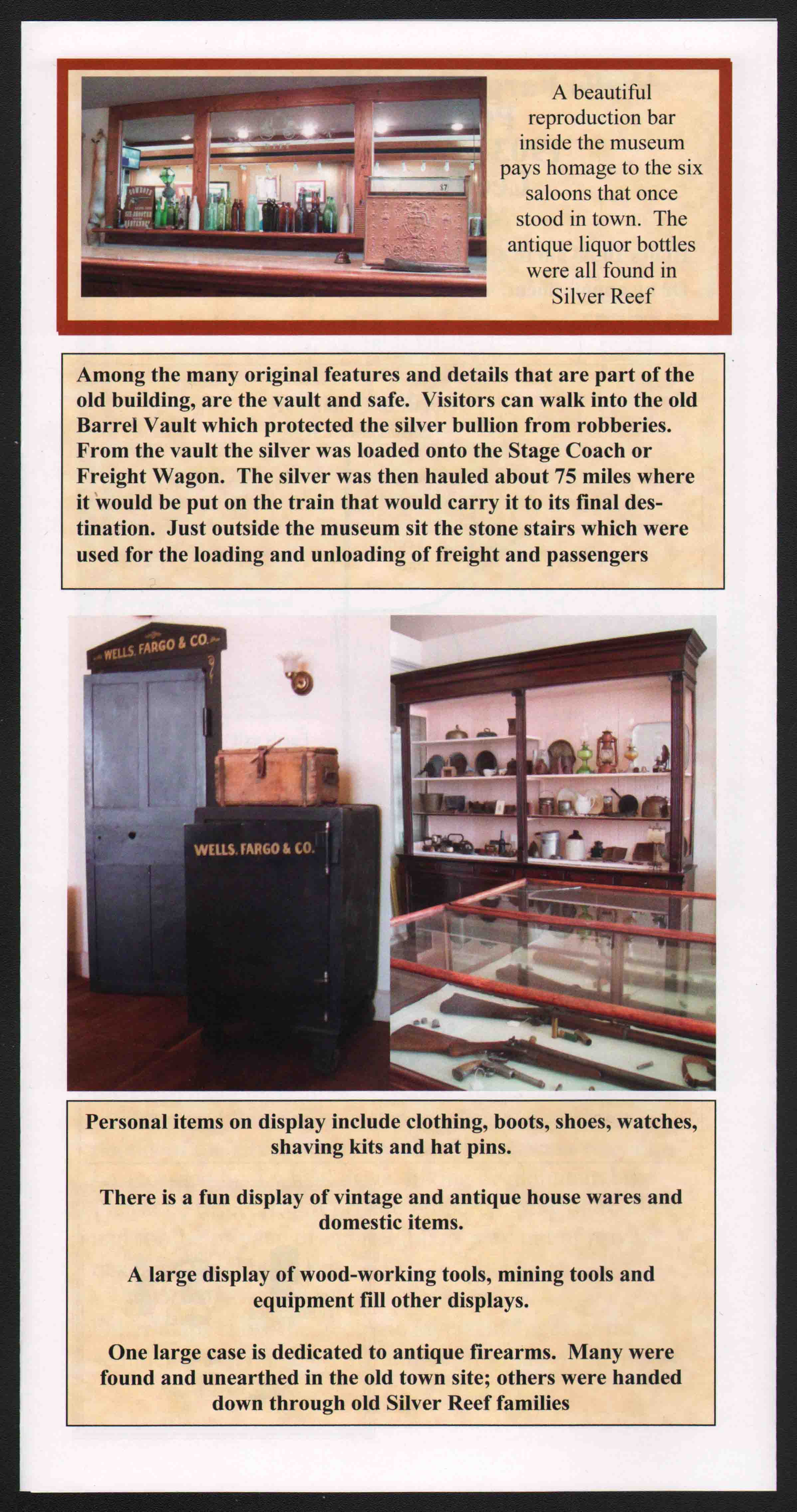 Wells Fargo - Silver Reef Museum